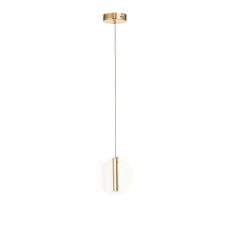 Avizemoda Lovena Tekli Ledli Modern Lüks Sarkıt Avize (3 Renk Led; Sarı-Beyaz-Gün ışığı) - GOLD