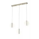 Avizemoda Lovena 3'Lü Ledli Dim Kumandalı Modern Yemek Masası Üstü Avize 3 Renk Led; Sarı-Beyaz-Gün ışığı-Krom