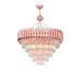 Avizemoda Palmira 60 cm'lik Kristal Taşlı Salon Oturma Odası Lüks Avize - (Rose Gold)
