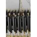 Avizemoda Palmira 55 Cm'lik Kristal Taşlı Lüks Avize 5'li - (siyah-gold)