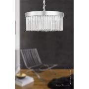Avizemoda Desina 40'lık Kristal Taşlı Lüks Avize - (gümüş-yaldız)