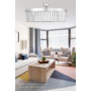 Avizemoda Desina 60'lık Kristal Taşlı Lüks Avize - (gümüş-yaldız)