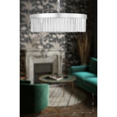 Avizemoda Desina 60'lık Kristal Taşlı Lüks Avize - (gümüş-yaldız)