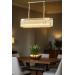 Avizemoda Desina 70x30'luk Kristal Taşlı Lüks Yemek Masası Üstü Avize - GOLD Kaplama