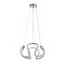 Avizemoda Rumi 35 cm Dimmer Kumandalı 3 Renk Ledli (Sarı-Beyaz-Gün Işığı) Modern Sarkıt Avize - Krom