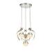Avizemoda Rumi 4'Lü Dimmer Kumandalı 3 Renk Ledli (Sarı-Beyaz-Gün Işığı) Modern Sarkıt Avize - Krom