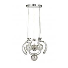 Avizemoda Rumi 4'Lü Dimmer Kumandalı 3 Renk Ledli (Sarı-Beyaz-Gün Işığı) Modern Sarkıt Avize - Krom