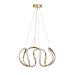 Avizemoda Rumi 50 cm Dimmer Kumandalı 3 Renk Ledli (Sarı-Beyaz-Gün Işığı) Modern Sarkıt Avize - Gold