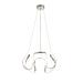 Avizemoda Rumi 50 cm Dimmer Kumandalı 3 Renk Ledli (Sarı-Beyaz-Gün Işığı) Modern Sarkıt Avize - Krom
