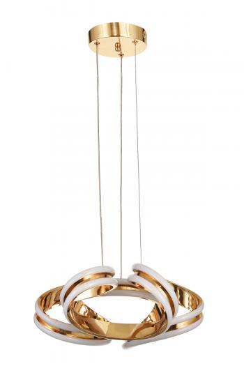 Avizemoda Salvo 35 Cm Dimmer Kumandalı 3 Renk Ledli (SARI-BEYAZ-GÜN IŞIĞI) Modern Sarkıt Avize - Gold
