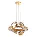 Avizemoda Salvo 35 Cm Dimmer Kumandalı 3 Renk Ledli (SARI-BEYAZ-GÜN IŞIĞI) Modern Sarkıt Avize - Gold