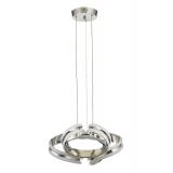 Avizemoda Salvo 35 Cm Dimmer Kumandalı 3 Renk Ledli (SARI-BEYAZ-GÜN IŞIĞI) Modern Sarkıt Avize - Krom