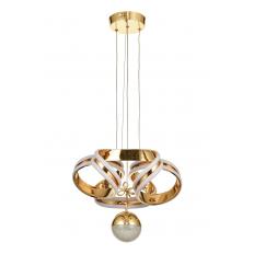 Avizemoda Salvo 35 cm Tekli Dimmer Kumandalı 3 Renk Ledli (Sarı-Beyaz-Gün Işığı) Modern Sarkıt Avize - Gold