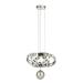 Avizemoda Salvo 35 cm Tekli Dimmer Kumandalı 3 Renk Ledli (Sarı-Beyaz-Gün Işığı) Modern Sarkıt Avize - Krom