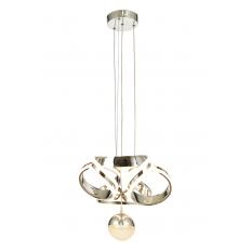 Avizemoda Salvo 35 cm Tekli Dimmer Kumandalı 3 Renk Ledli (Sarı-Beyaz-Gün Işığı) Modern Sarkıt Avize - Krom
