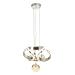 Avizemoda Salvo 35 cm Tekli Dimmer Kumandalı 3 Renk Ledli (Sarı-Beyaz-Gün Işığı) Modern Sarkıt Avize - Krom