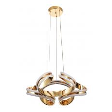 Avizemoda Salvo 50 cm Dimmer Kumandalı 3 Renk Ledli (Sarı-Beyaz-Gün Işığı) Modern Sarkıt Avize - Gold