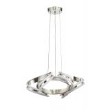 Avizemoda Salvo 50 cm Dimmer Kumandalı 3 Renk Ledli (Sarı-Beyaz-Gün Işığı) Modern Sarkıt Avize - Krom