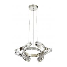 Avizemoda Salvo 50 cm Dimmer Kumandalı 3 Renk Ledli (Sarı-Beyaz-Gün Işığı) Modern Sarkıt Avize - Krom