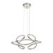 Avizemoda Felin 50 cm Dimmer Kumandalı 3 Renk Ledli (Sarı-Beyaz-Gün Işığı) Modern Sarkıt Avize - Krom