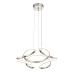 Avizemoda Felin 50 cm Dimmer Kumandalı 3 Renk Ledli (Sarı-Beyaz-Gün Işığı) Modern Sarkıt Avize - Krom