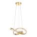Avizemoda Atom 40 cm Dimmer Kumandalı 3 Renk Ledli (Sarı-Beyaz-Gün Işığı) Modern Sarkıt Avize - Gold