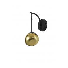 Avizemoda Rainbow Aplik Asimetrik Gold Camlı Dekor Aydınlatma İçin Modern Sarkıt APLİK - (Loş ışık verir)