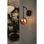 Avizemoda Rainbow Aplik Asimetrik Rose Camlı Dekor Aydınlatma İçin Modern Sarkıt APLİK - (Loş ışık verir)