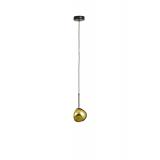 Avizemoda Rainbow Tekli Asimetrik Gold Camlı Dekor Aydınlatma İçin Modern Sarkıt Avize - (Loş ışık verir)