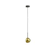 Avizemoda Rainbow Tekli Asimetrik Gold Camlı Dekor Aydınlatma İçin Modern Sarkıt Avize - (Loş ışık verir)
