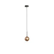 Avizemoda Rainbow Tekli Asimetrik Rose Camlı Dekor Aydınlatma İçin Modern Sarkıt Avize - (Loş ışık verir)