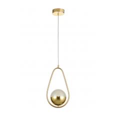 Avizemoda Serra Oval Akrilik Toplu Tekli Salon Oturma Odası Modern Sarkıt Avize - Gold Kaplama